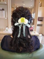 エメ(Aimer h-air)&nbsp;ハーフアップ×リボン