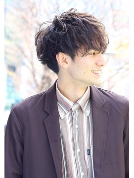 ネイビー(NAVY) 横顔も決まる☆ソフトツイスト×緩めスパイラル☆