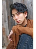アップバングツーブロックショートレイヤー