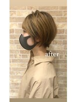 グランドライン(GRAND LINE)&nbsp;GRANDLINE 千崎聖太　ハイトーンカラーナチュラルショート