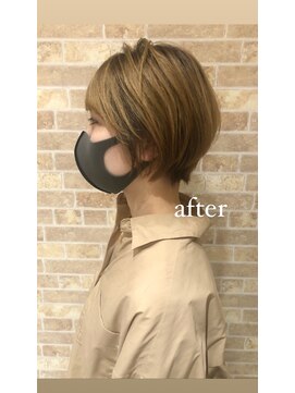 グランドライン(GRAND LINE) GRANDLINE 千崎聖太　ハイトーンカラーナチュラルショート