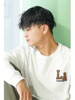 にもう&nbsp;ツイストパーマニュアンスマッシュ韓国マッシュツーブロック１