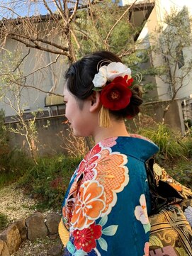 わかはやし美容室 本店 ウェーブヘアー