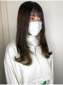 ロングウルフ/顔まわりレイヤー/レイヤースタイル◎20代30代