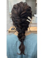 ハイプ(hipe)&nbsp;ロング　編みおろしヘアセット