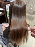 ブリーチ毛でも大丈夫!髪質改善ストレート【森】