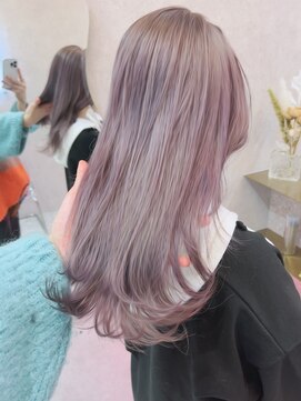 ロンド レア 天神大名店(Lond Le’a) ダブルカラー/インナーカラー/イヤリングカラー/ミルクティー