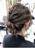 結婚式や2次会パーティー浴衣ヘアセットヘアアレンジ