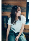 【soin 両国】セミロング×ナチュラル波パーマ