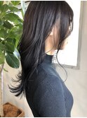 レイヤーカットフルバング髪質改善フルバングイメチェン仙台
