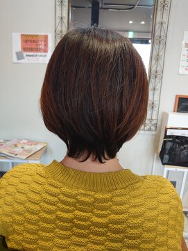 リールエム 高石店(Riru_M) 前下がりショートボブ