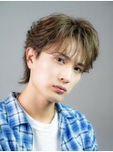 韓国ヘアカルマパーマコンマバングセンターパートワックスなし