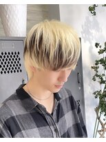 ヲタク(wotaku.)&nbsp;メンズデザインカラーハイトーンカラー抜きっぱなしブロンド