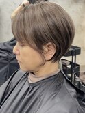 髪質改善縮毛矯正,レイヤー,縮毛矯正,白髪ぼかしハイライト.白髪