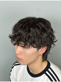 テテ風シャドウパーマ