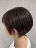 ショートカット×【脱白髪染め】白髪ぼかしカラー【巖本限定】