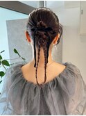 （hinari）カチモリヘアヘアセット/リボンアレンジ
