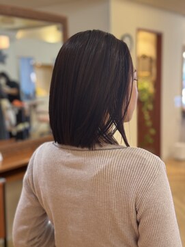 ステラ STELLA 髪質改善縮毛矯正/大人ボブ/30代40代50代