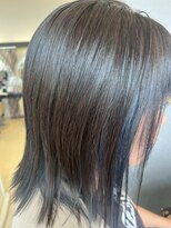 ヘアショップエヌアンドエー 久喜 栗橋店(hairshop N&A)&nbsp;さりげなさが可愛い◎透明感カラー×ブルーインナー/ブリーチ