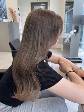 ラピステン 福岡天神 大名店(Lapis) グレージュ/ブリーチ2回/韓国ヘア
