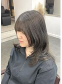 ハイレイヤー/顔周りレイヤー/ミディアムレイヤーカット