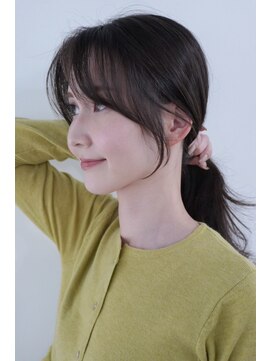 ミヨン 京都烏丸店(miyon) 【miyon】韓国レイヤーカット×暗髪カラー×髪質改善