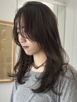 シベルバレー 横浜(sibell)&nbsp;セミロングレイヤーカット顔周りレイヤーウルフハッシュカット