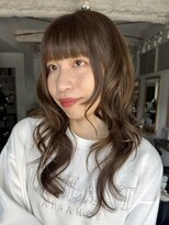 ナループロアポンテ(Nalu pu loa PONTE)&nbsp;ロングレイヤーカットオリーブベージュカラーワンカラーベージュ