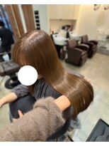ヘアーサロン ウィング(HAIR SALON Wing) 赤坂*ブリーチなし明るめオリーブベージュ