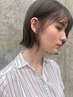髪質改善ストレート《ハーフ》+水素リタッチカラー+TR+カット￥24800