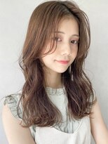 ロタ(rota)&nbsp;前髪レイヤーロング/韓国風巻き髪/モカブラウン/20代30代40代