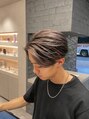 アース コアフュールボーテ 川中島店(EARTH coiffure beaute)&nbsp;メンズバレイヤージュ＋センターパートで今っぽく◎