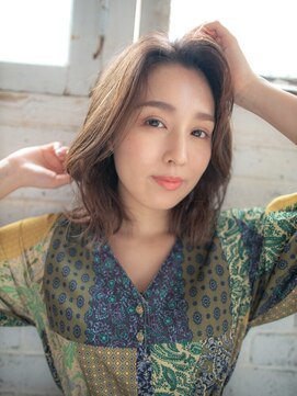 アンシェリ バイ フラミューム 戸塚店(Ancheri by flammeum) 前髪無し×ミディアムボブ【戸塚】【踊場】【東戸塚】
