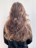 アイティー バイ アルバム 中野店(IT by ALBUM) ベージュロング_耳かけウェーブパーマフォギーベージュ_ba285543