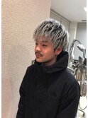 カジュアル シルバーメッシュ