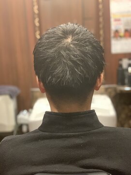 ヒロギンザ 田町店(HIRO GINZA) ツーブロックショートアップバング