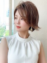 ラルユー 金山(LallYou)&nbsp;ショート/シースルーバング/ベージュカラー