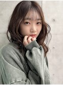 ゆる巻き無造作ヘア