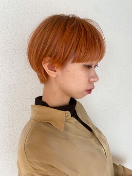エッセンス 蔵前(THE ESSENCE) high tone/orange/short/mash/short bang