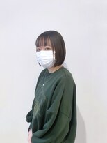 ゴーズゴードットビー 吉祥寺(go s go .b)&nbsp;髪質改善/ピンクベージュ/マチルダボブ/インナーグレージュ/丸型