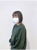 髪質改善/ピンクベージュ/マチルダボブ/インナーグレージュ/丸型
