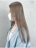 グレージュ_チェリーブラウンフェミニンロング_ba406242