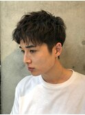 MEN'S HAIR/束感ショート/コンマヘア/ツーブロックマッシュ