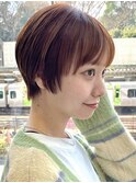 30代40代大人女性/前髪ありショートボブ/ショートヘア/髪質改善
