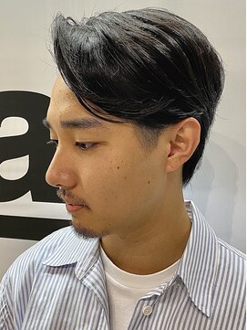 ニーフ 恵比寿(neaf) アップバンクショートパーマ【ツーブロック刈り上げ黒髪短髪】
