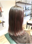 インナーカラーボルドー