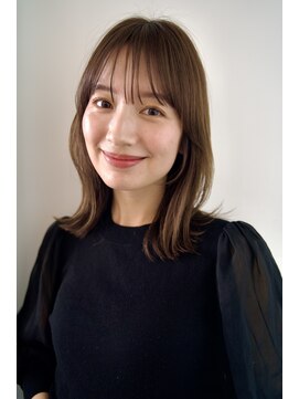 ガーデン 銀座(GARDEN) 似合わせカットのレイヤーカッ/トミディアム/ブリーチなし/眉毛