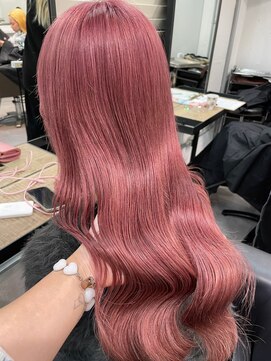 ベレーザ 渋谷(BELEZA) 6463ニュアンスカラーカシスレッドベビーピンクハイトーンカラー