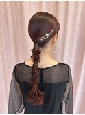 タイト×ゆるふわ編みおろし