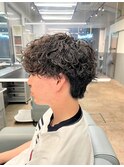 guest snap 前下がりマッシュウルフ×波巻きスパイラルパーマ